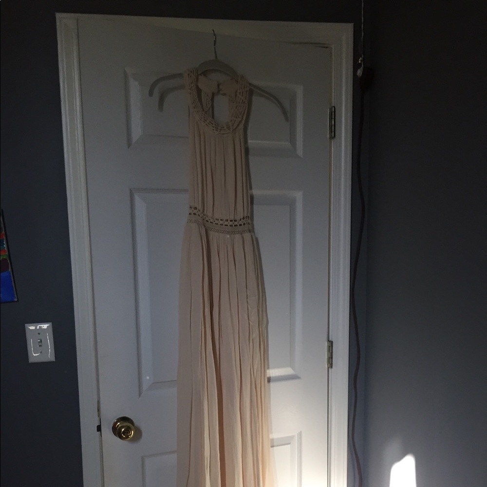 Cream Maxi Dress
